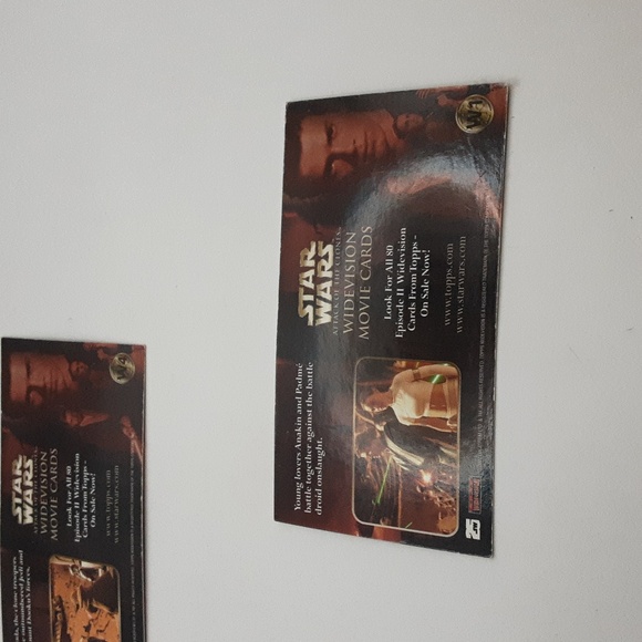 Vintage Star Wars Topps Wide-screen Attack of the Clones Movie Cards - Picture 6 of 13